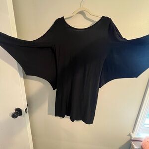 Killstar Black Batwing Sleeve Top